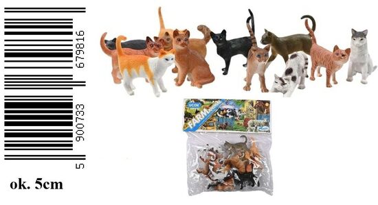 Spēļu kaķu mini figūru komplekts